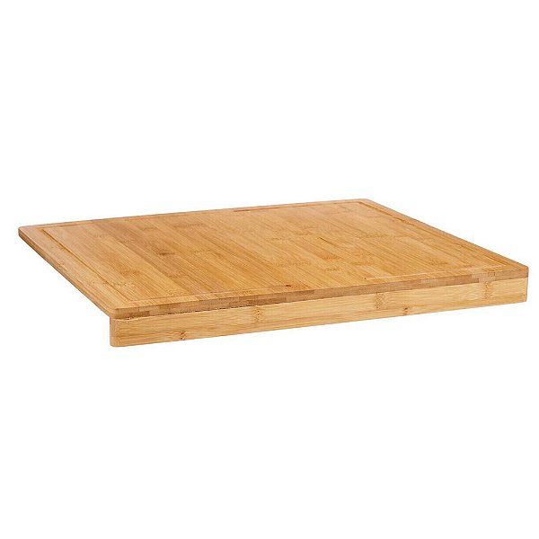 Tábua De Corte Madeira De Bambu Para Bancada 35x24cm