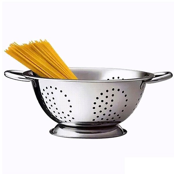 Escorredor De Massas Em Inox 24 Cm