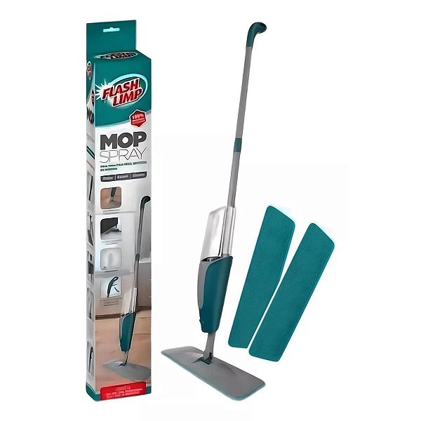Mop Spray Flash Limp 400ml C/ 2 Refil Microfibra Mop7800