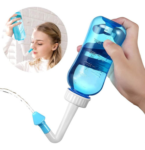 Sinusite Higienizador Ducha Nasal Lavador Lavagem  300ml