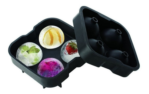 Forma De Gelo Esfera Silicone Bola 4,5cm Bartender Bar