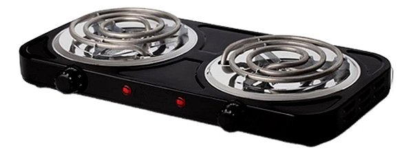 Fogão Cooktop Elétrica 5 Temperaturas 2 Bocas 220v
