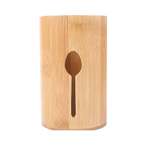 Porta Talheres Bambu 1 Unidade Colher