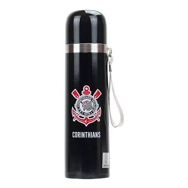 Garrafa Térmica Inox 500ml Corinthians