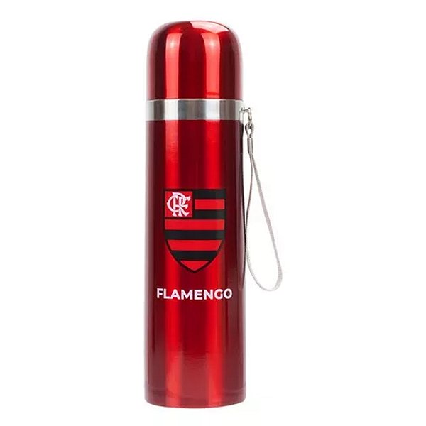 Garrafa Térmica Inox 500ml Flamengo