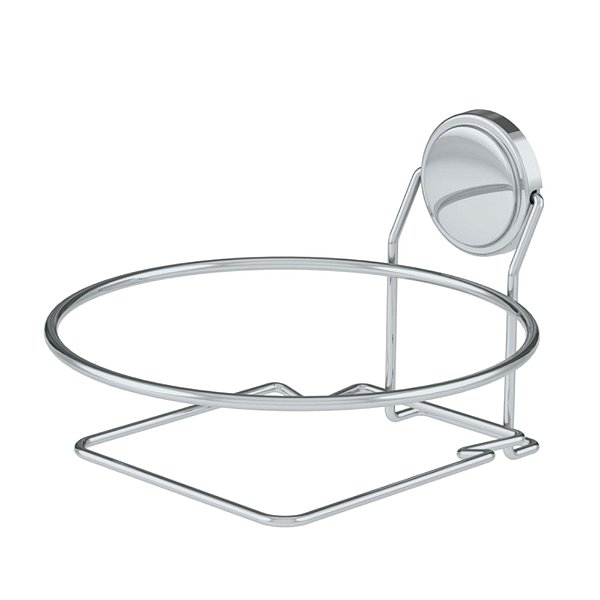 Suporte Para Lixeira Redondo 20cm Aço Carbono Luxo Cromado