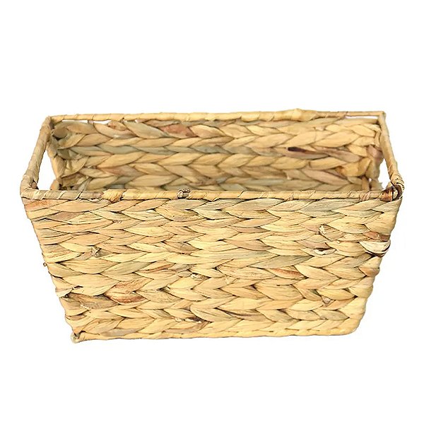 Cesta Organizadora Retangular Seagrass Natural 30cm