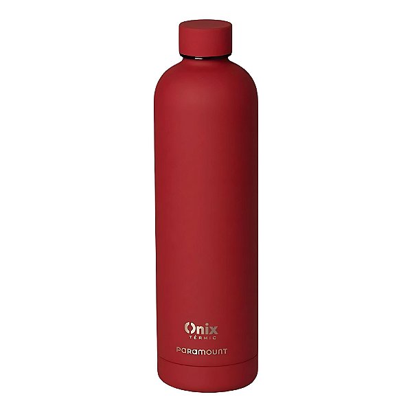 Garrafa Térmica 1000ml Inox Onix Paramount Bordô