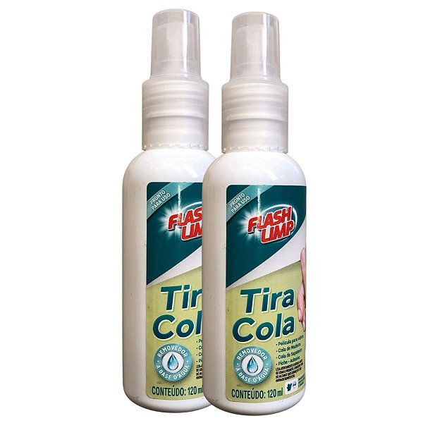 Kit 2 Tira Grude Removedor De Cola Remove Tudo Flash Limp À Base De Água