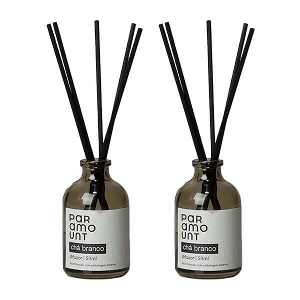 Kit 2 Difusor De Ambientes Chá Branco 50ml