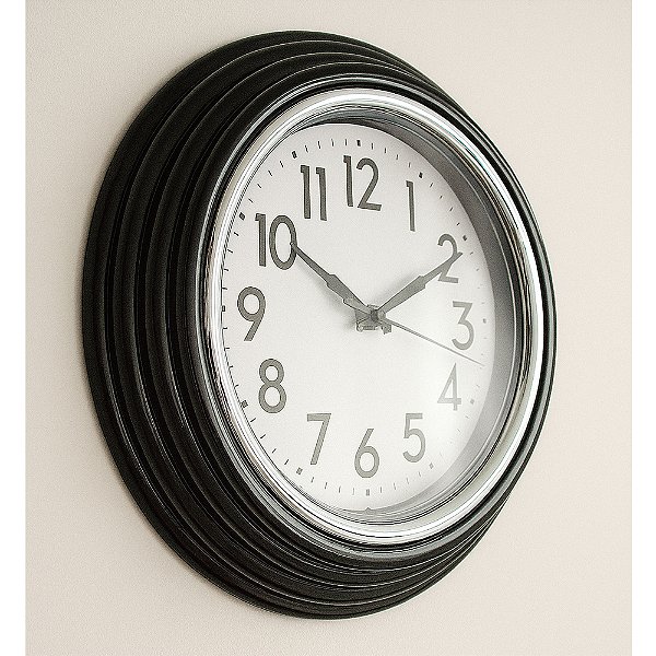 Relógio De Parede 29cm Decoração Redondo Classico