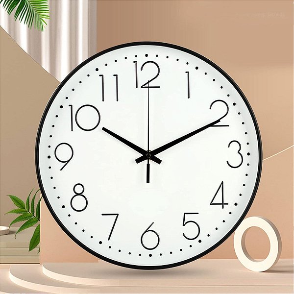 Relógio De Parede Decoração 35cm Grande Moderno