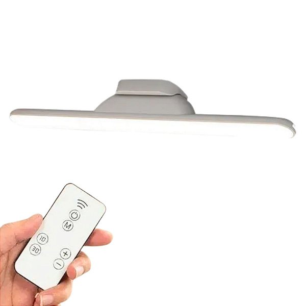 Luminária Recarregável Leitura Barra Led Multiuso C/controle