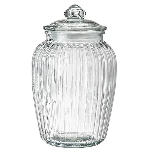 Porta Condimento De Vidro Cozinha Bala Bolacha Mantimentos 2200ml