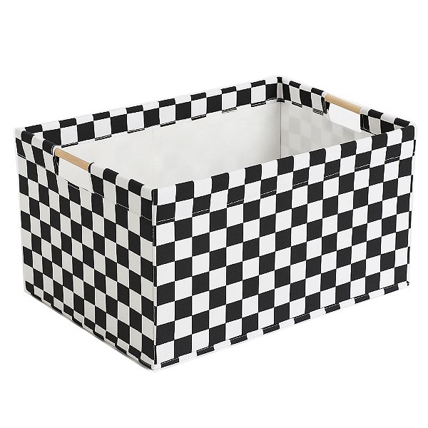 Cesto Armazenamento Decoração Roupa Com Alça