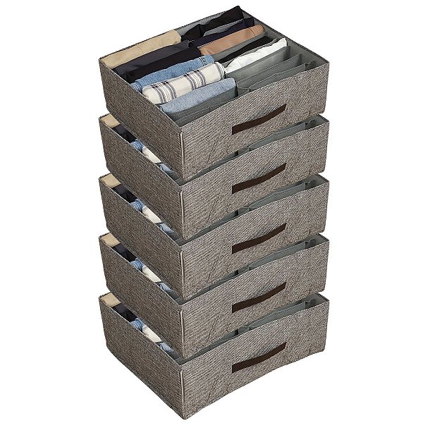 5 Organizador Colméia Cesto De Gaveta Multiuso 16 Divisórias