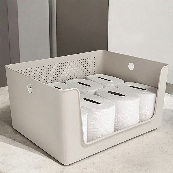 Cesto Organizador Abertura Frontal Ideal Lavanderia Marca Ou