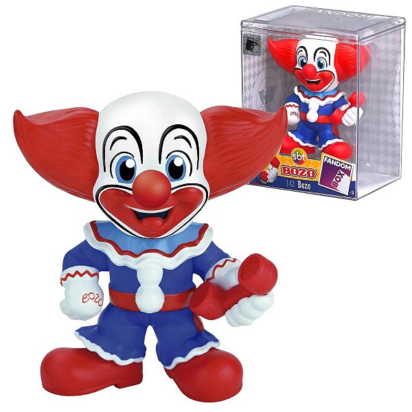 Boneco Bozo Palhaço Clássico Fandom Box Líder Brinquedos Original Sbt Colecionável Decorativo