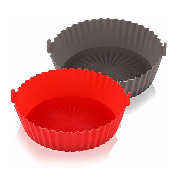 Forma De Silicone Antiaderente Para Airfryer