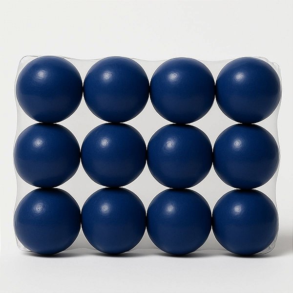 Kit 12 Bolinhas Anti Stress Pilates E Fisioterapia Cor Azul