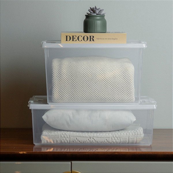 Caixa Organizadora Com Tampa E Trava 4 Litros Paramount