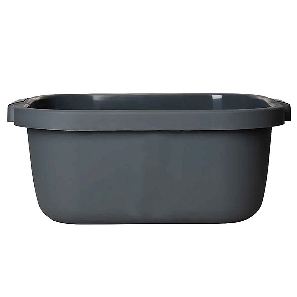 Bacia Quadrada 22,5 Litros Premium Chumbo
