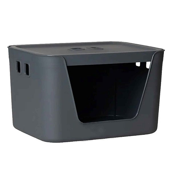 Caixa Organizadora 26x20x16cm Com Tampa E Abertura