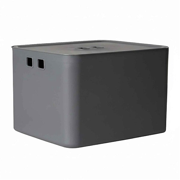 Caixa Organizadora 27 Litros Com Tampa Multiuso