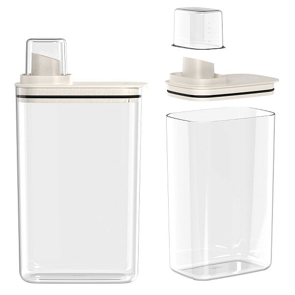 2 Dispenser Sabão Líquido Amaciante Lavanderia Flow 2,3l Ou