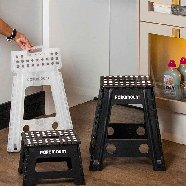 Banqueta Para Cozinha Camping Pesca Dobravel C/alça 150kilos