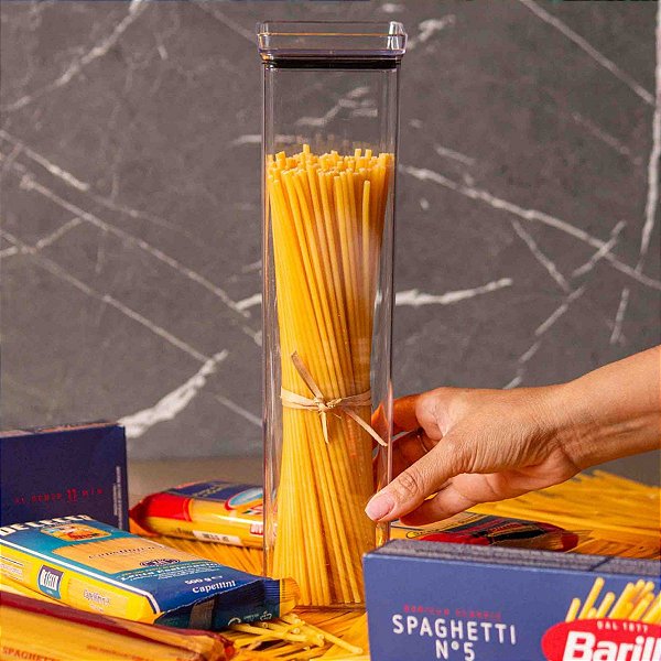 Pote Hermético Multiuso Lumini Quadrado Paramount 3500 Ml