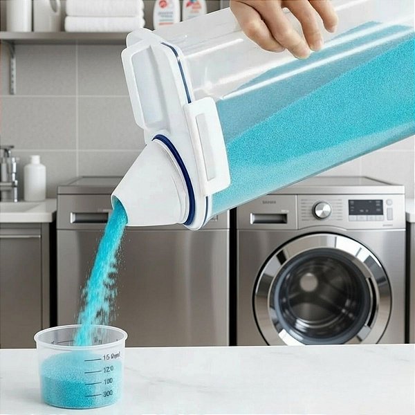 Dispenser Multiuso 2 L Porta Sabão Com Tampa E Dosador