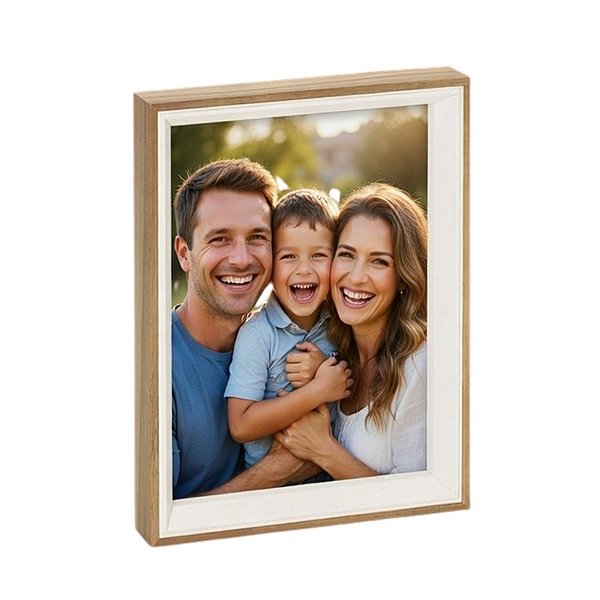 Porta Retrato Decorativo Luxo Mart Mdf Madeira 15x20