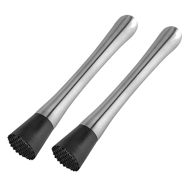 Kit 2 Macerador Socador De Caipirinha Para Drinks Inox
