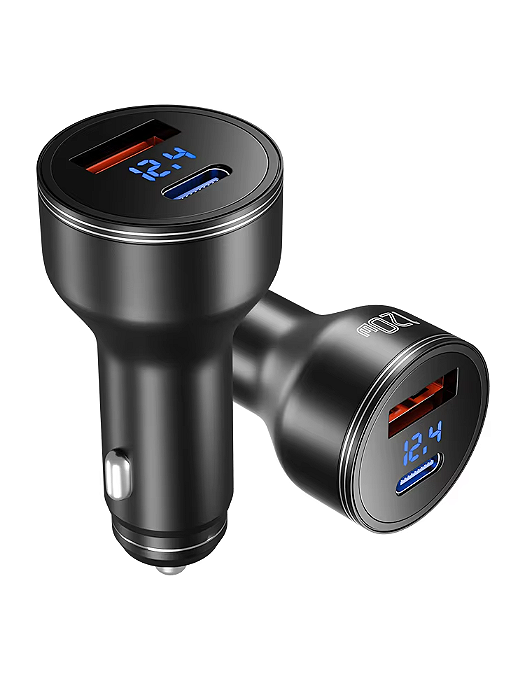 Carregador Veicular Turbo 175W USB-C + USB