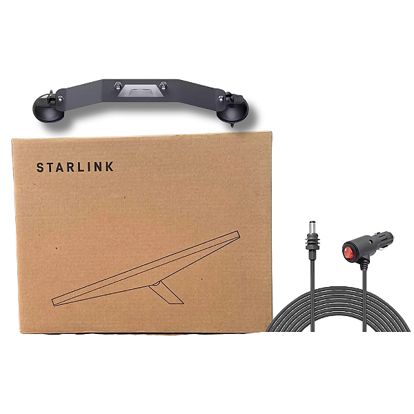 Kit Starlink Mini ( Suporte Interno + Antena + Cabo 12v)