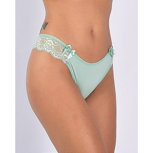 Tangas Em Microfibra Com Renda