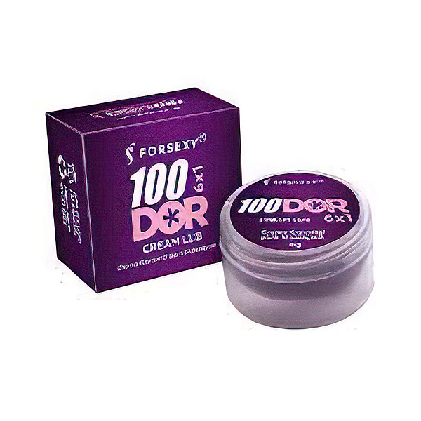 100Dor Dessensibilizante 4g Cream Lub For Sexy