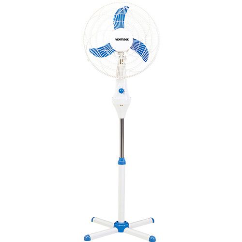 Ventilador Oscilante De Coluna Notos Branco/Azul 3 Lâminas Premium 40cm 127V - Ventisol
