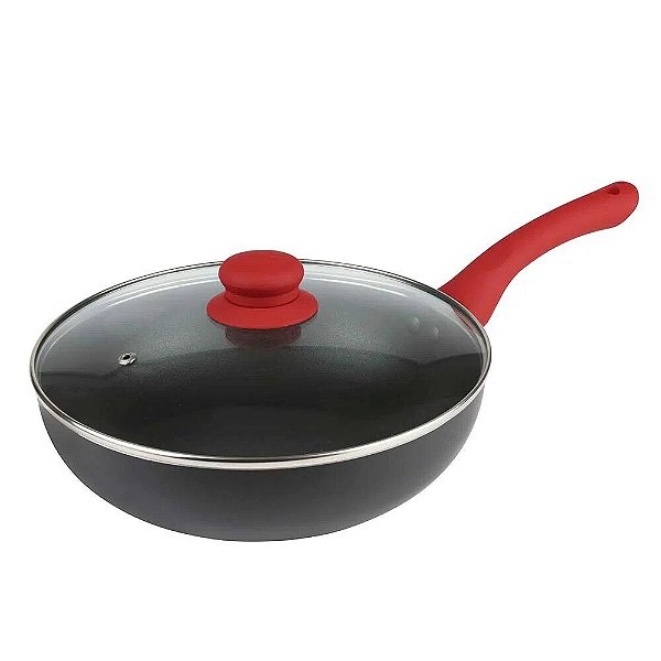 Panela Wok 24 cm Aroma - Mor