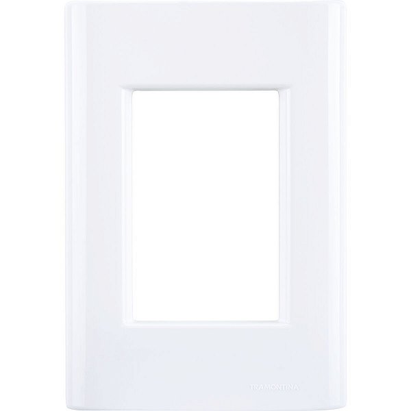 Placa Giz 4X2 3 Postos Branco - Tramontina