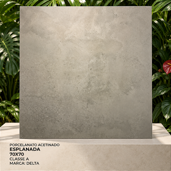 Porcelanato Esplanada Acetinado 70x70 - Delta Porcelanato