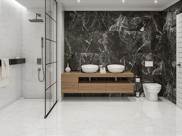 Porcelanato Maestro Blanc Polido 82x82cm 2,02M² - Damme Porcelanato