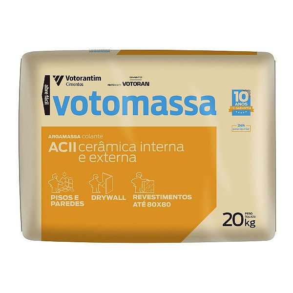 Argamassa AC2 Para Uso Externo 20KG - Votorantim