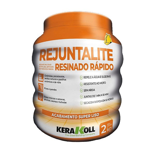 Rejunte Resinado Rápido Pau Brasil 2KG - Kerakoll