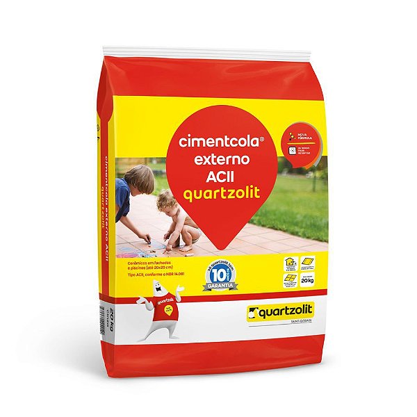 Argamassa AC2 Para Uso Externo 20KG - Quartzolit