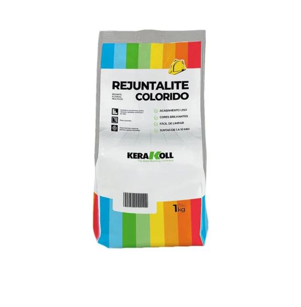 Rejunte Colorido Para Cêramica/Porcelanato Cinza Pérola 1KG - Kerakoll