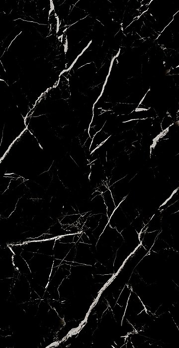 Piso Cerâmico Maxi Negro Polido 62x120cm Cl: A Mármore 2,98M - Ceral