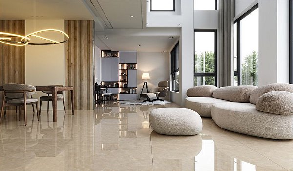 Porcelanato Timeless Nude Polido CL: A 119x119m 2,83M² - Gaudi Porcelanato