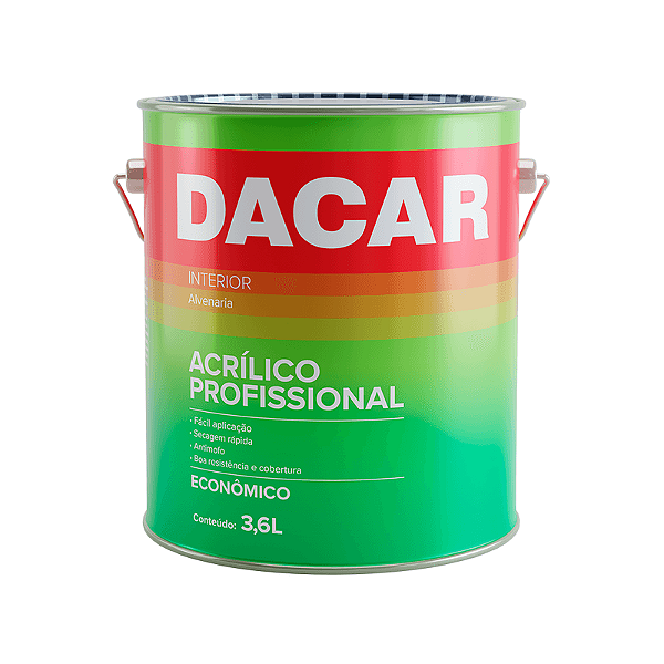 Tinta Acrílica Profissional 3,6L Branco Neve - Dacar